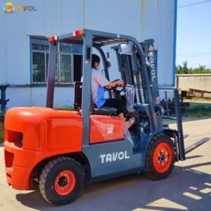 Empilhadeira para Armazém 3, 4, 5ton 4,5m Mastro Automático Hidráulico Diesel