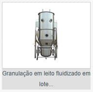 GRANULAÇÃO EM LEITO FUIDIZADO EM LOTE