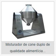 MISTURADOR DE CONE DUPLO DE QUALIDADE ALIMENTICIA