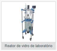 REATOR DE VIDRO DE LABORATORIO