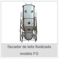 SECADOR DE LEITO FLUIDIZADO MODELO FG