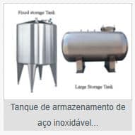 TANQUE DE ARQMAZENAMENTO DE AÇO INOXIDAVEL