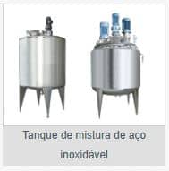 TANQUE DE MISTURA DE AÇO INOXIDAVEL