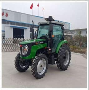 Trator de rodas 4x4 de 80hp com cabine